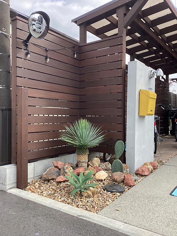 サイクルポート・ウッドフェンス